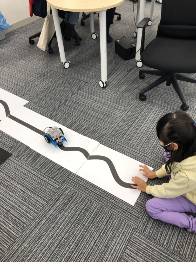 mBotの授業の様子