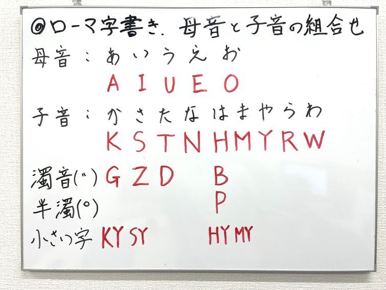 授業の構成とローマ字学習