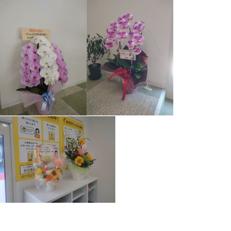 素敵なお花に囲まれて