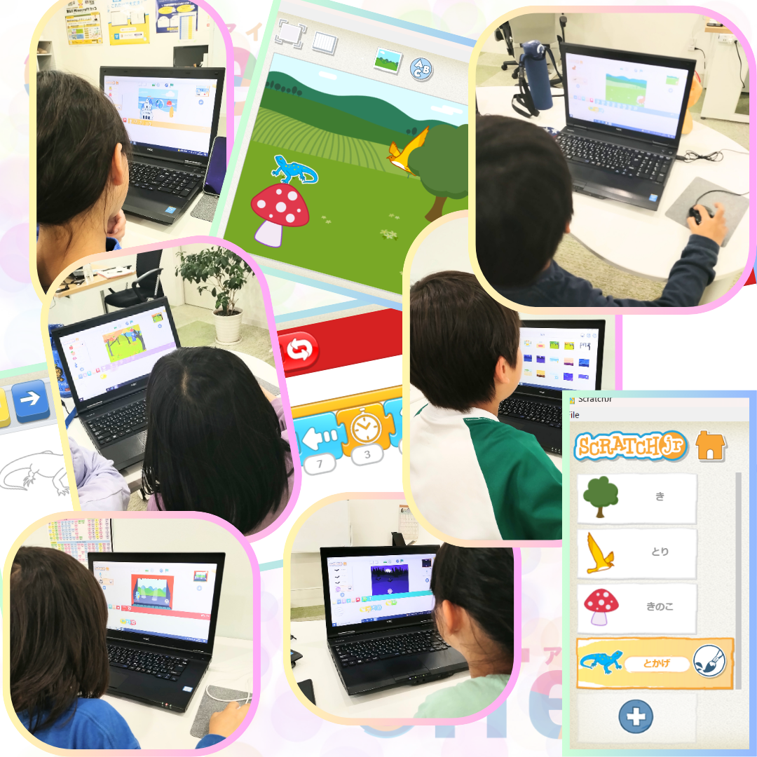 ScratchJrで作る　モグラたたき風ゲーム