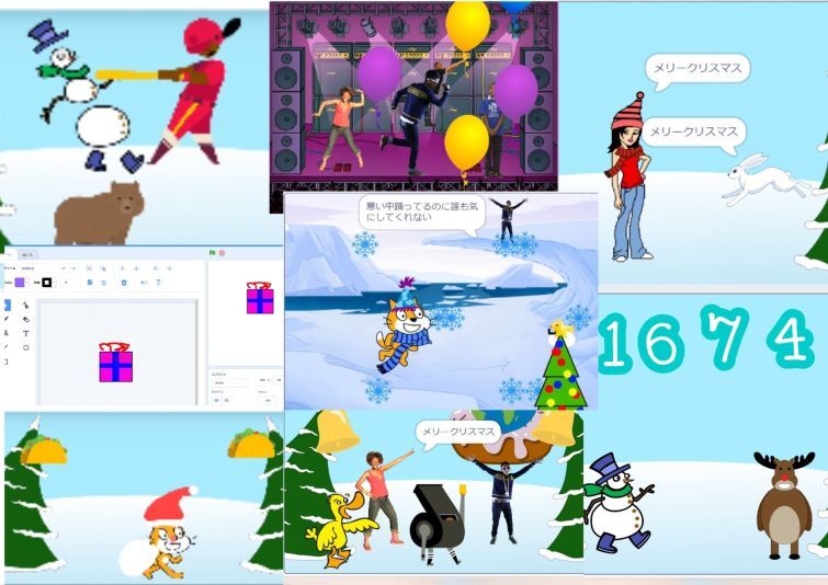 Scratchでメリクリ♪｜子どもたちがプログラミングで作るクリスマス