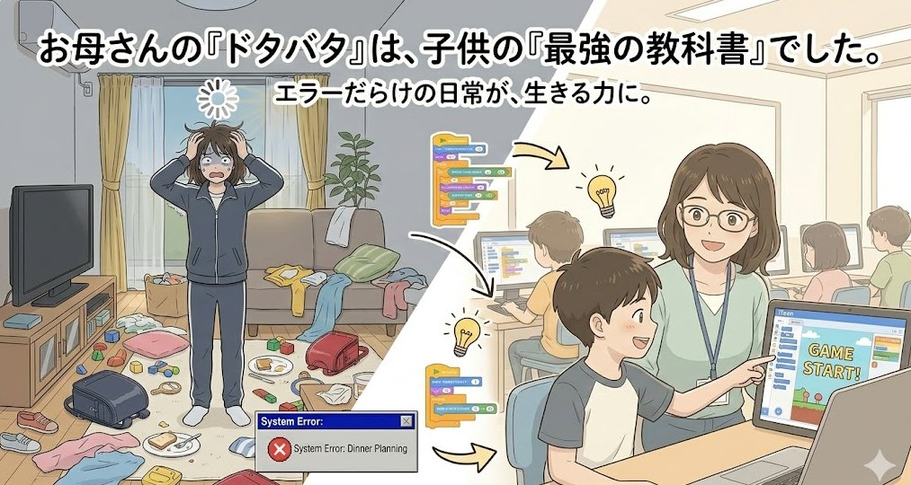 お母さんの毎日は「エラー」の連続！？