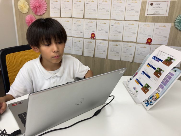 ジュニアプログラミング検定に向け特訓中！